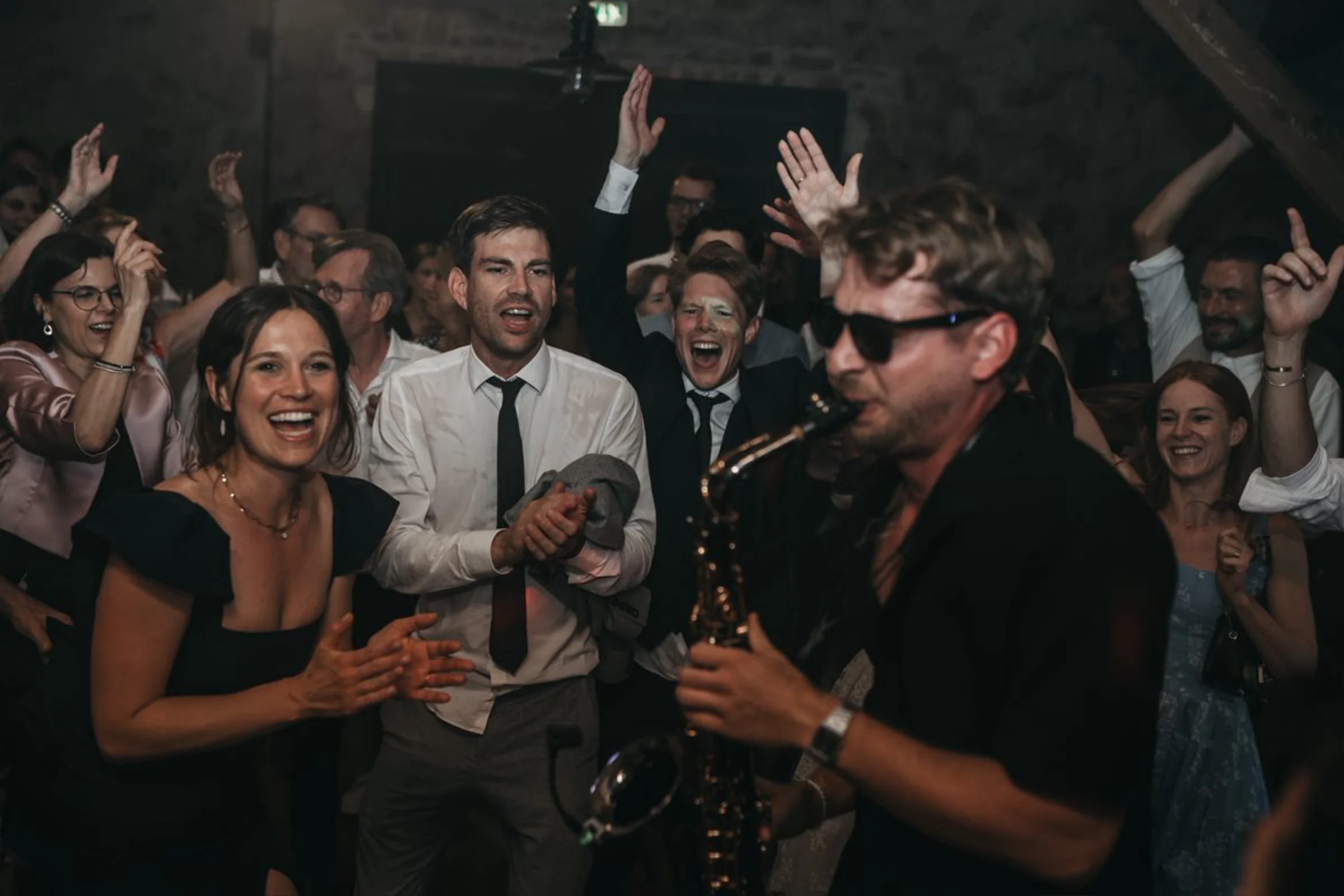 Begeistertes Publikum bei einem Event mit Pascal