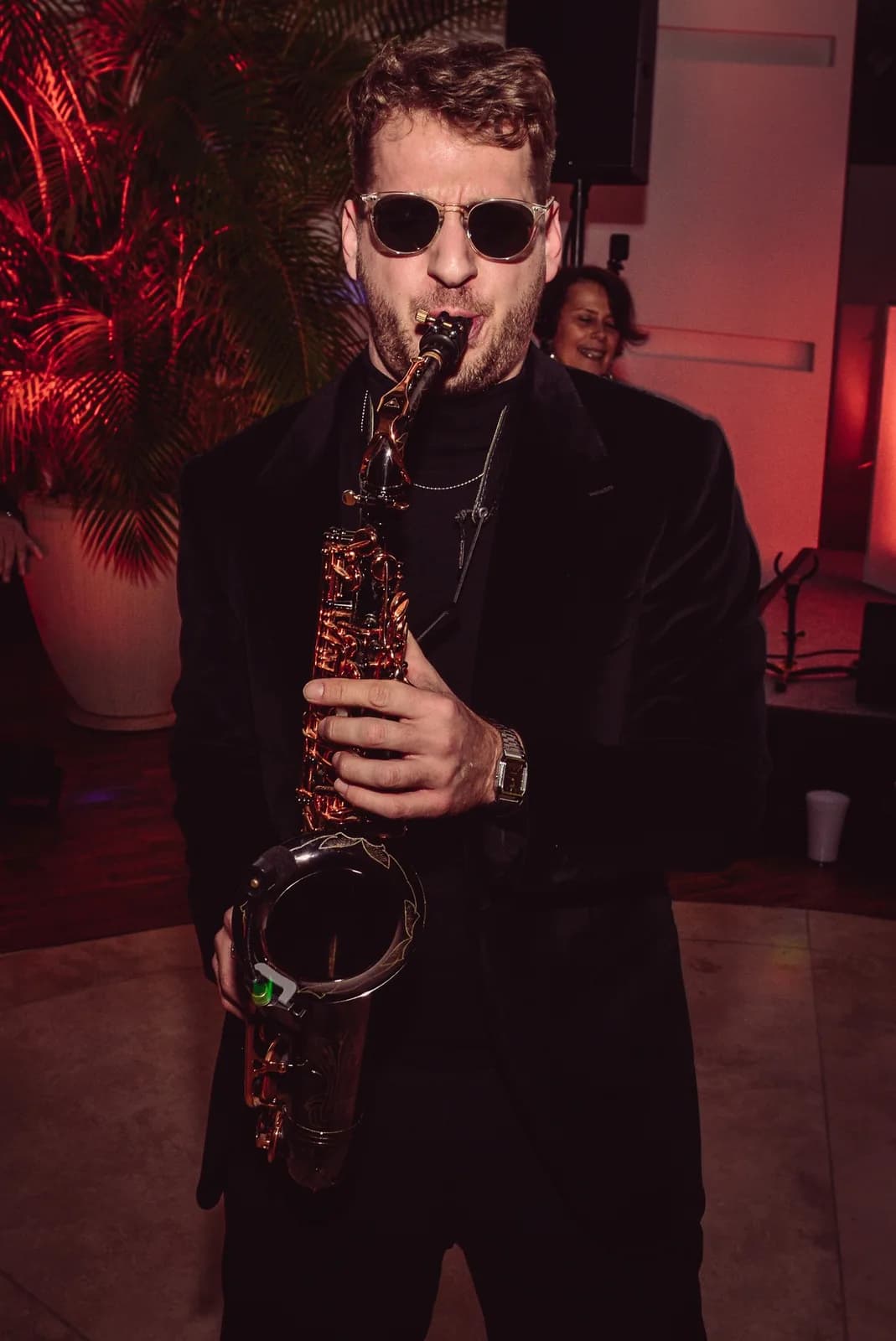 Energiegeladene Saxophon-Performance