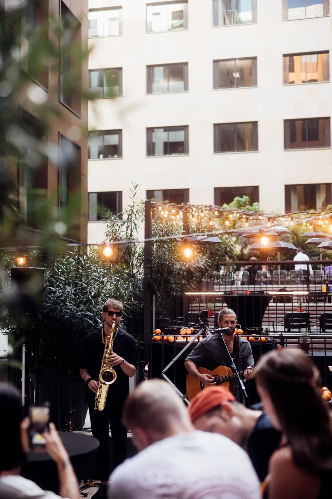 Duo-Portrait in Schwarz-Weiss